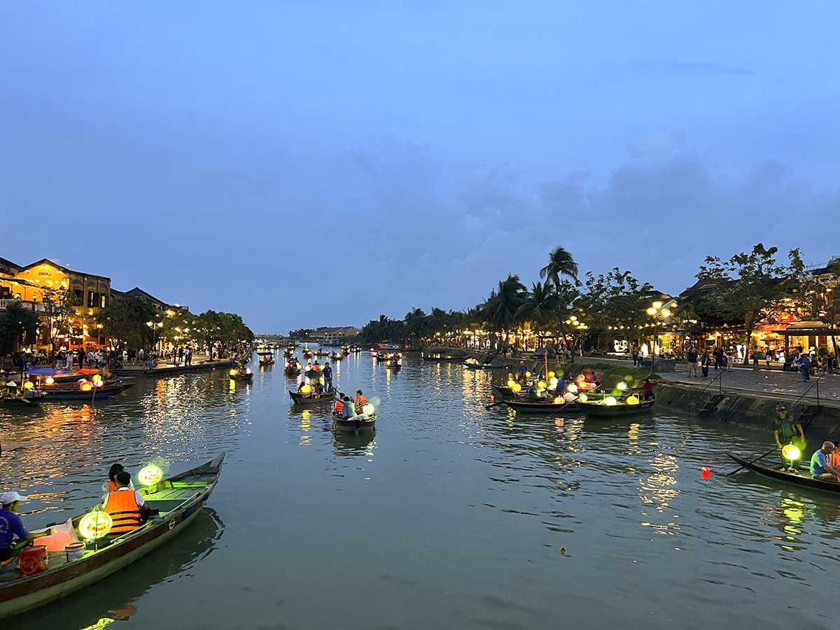 Hoi An con farolillos