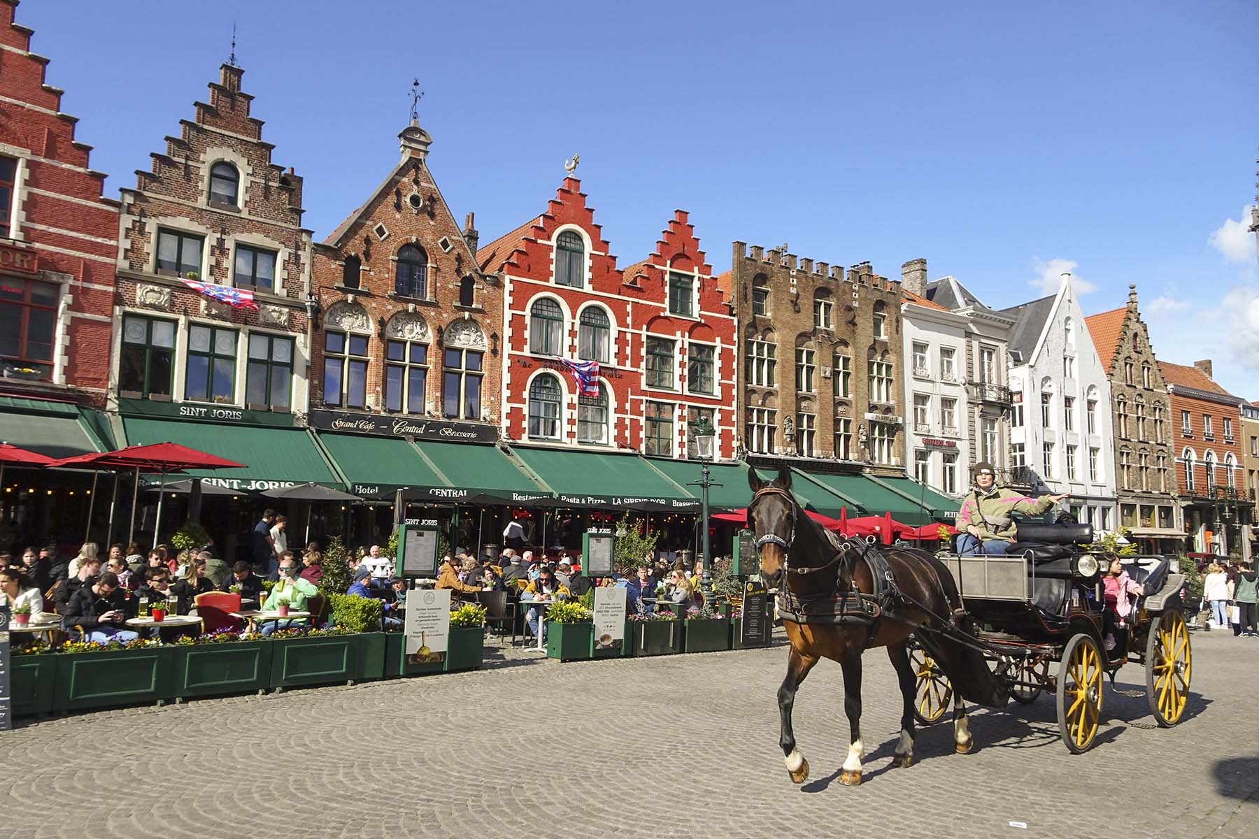 brujas, plaza grote markt